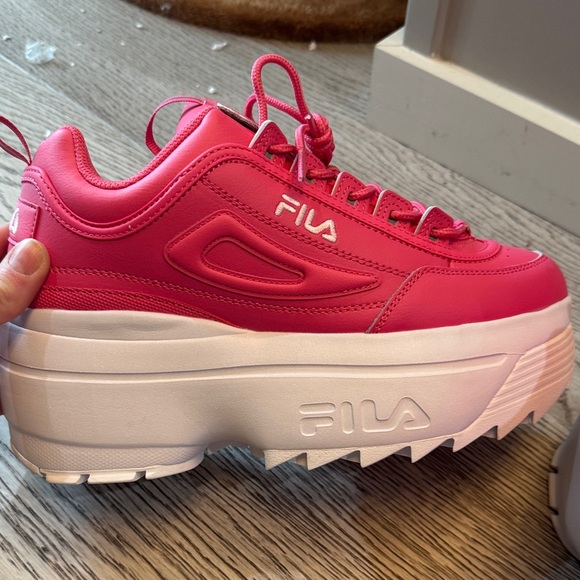Fila Women's Bold Pink Chunky Sneakers - Picture 4 of 4